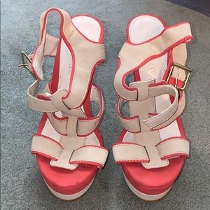 Aldo platform strappy heels